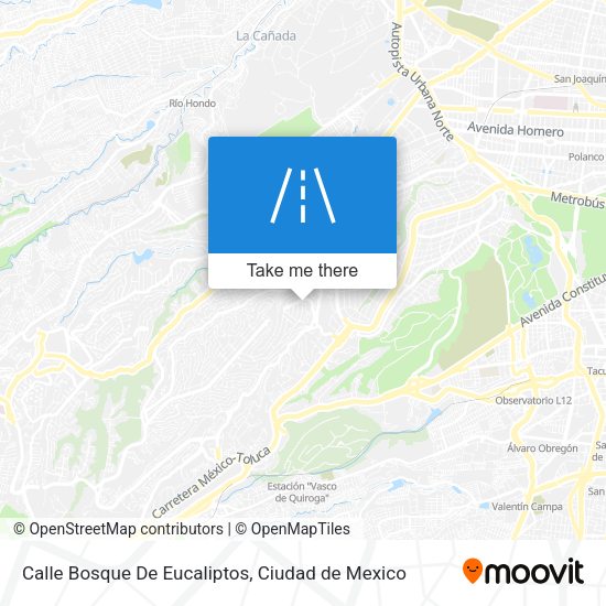 Mapa de Calle Bosque De Eucaliptos