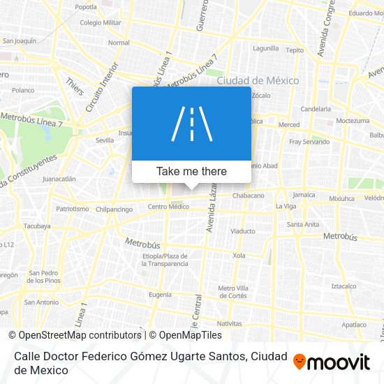 Calle Doctor Federico Gómez Ugarte Santos map
