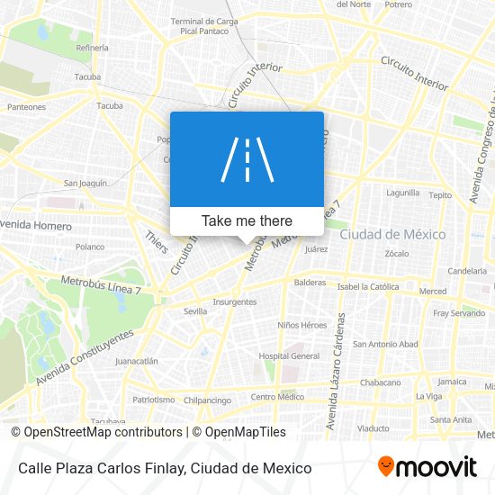 Calle Plaza Carlos Finlay map