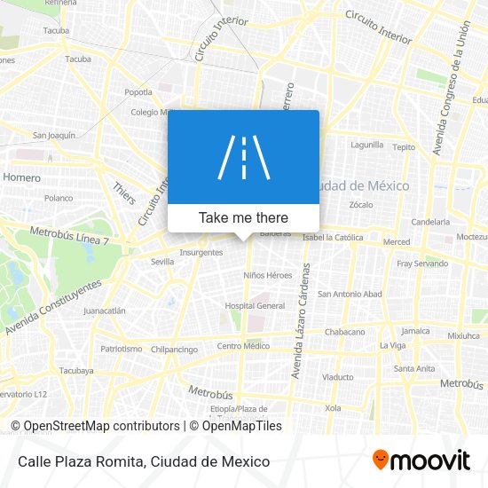 Calle Plaza Romita map