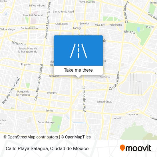 Mapa de Calle Playa Salagua