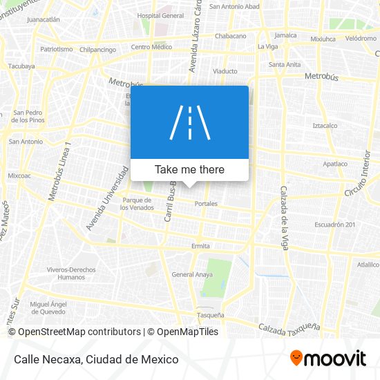 Mapa de Calle Necaxa