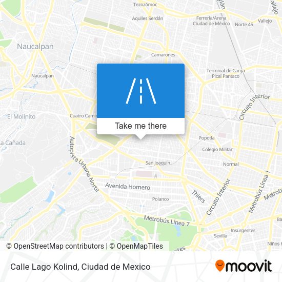Calle Lago Kolind map