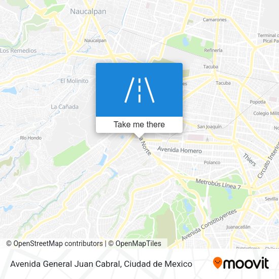 Avenida General Juan Cabral map
