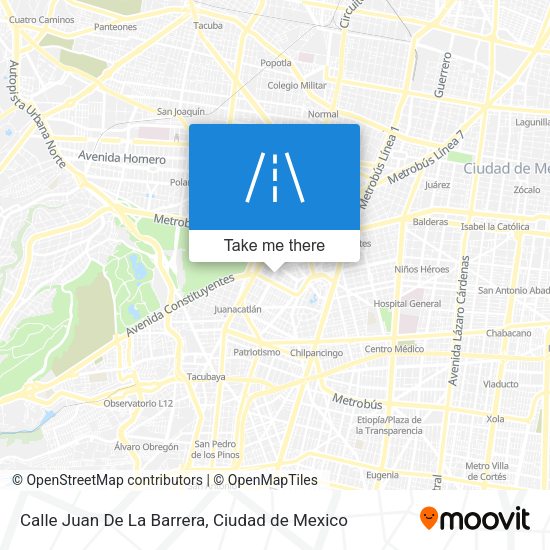 Calle Juan De La Barrera map
