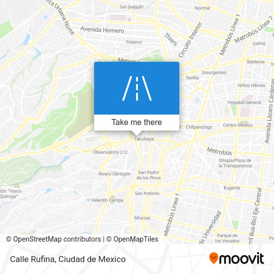 Calle Rufina map