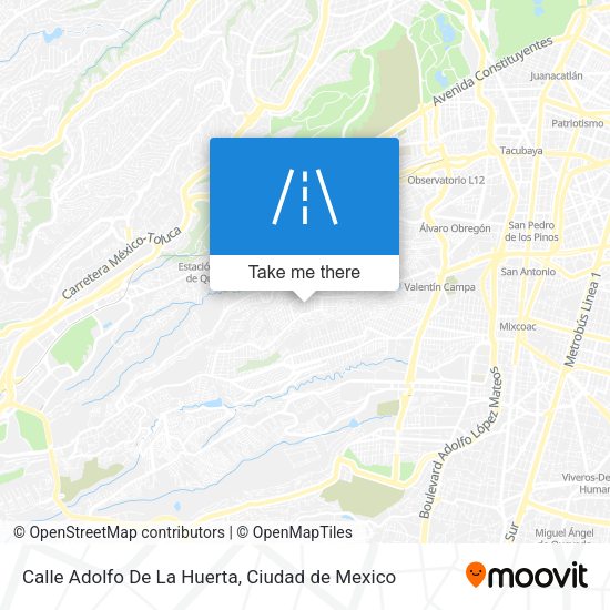 Calle Adolfo De La Huerta map