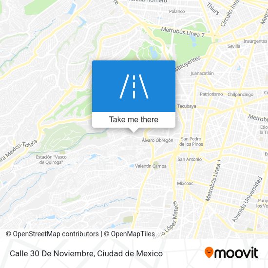 Calle 30 De Noviembre map