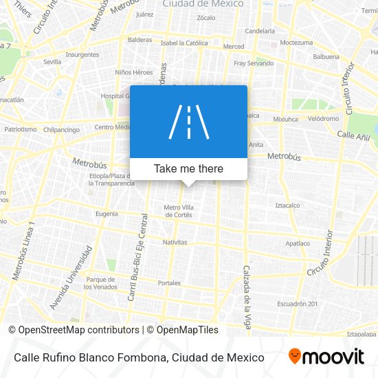 Calle Rufino Blanco Fombona map