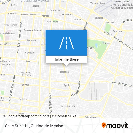 Calle Sur 111 map