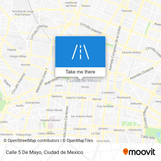 Mapa de Calle 5 De Mayo