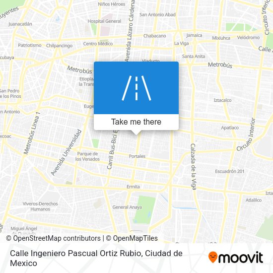 Mapa de Calle Ingeniero Pascual Ortiz Rubio