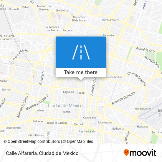 Calle Alfareria map