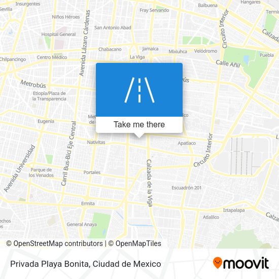Mapa de Privada Playa Bonita