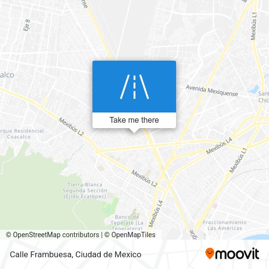 Calle Frambuesa map