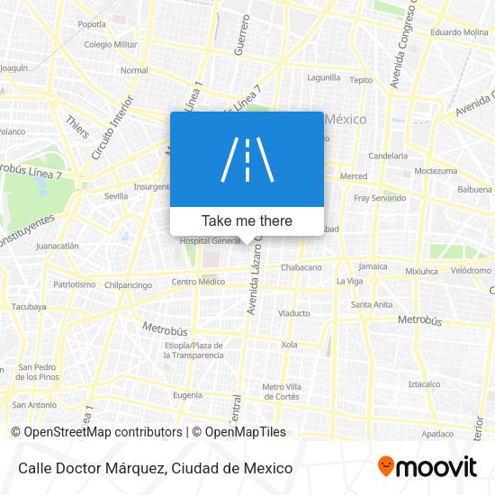 Calle Doctor Márquez map