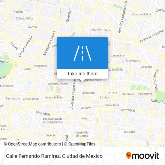 Calle Fernando Ramírez map