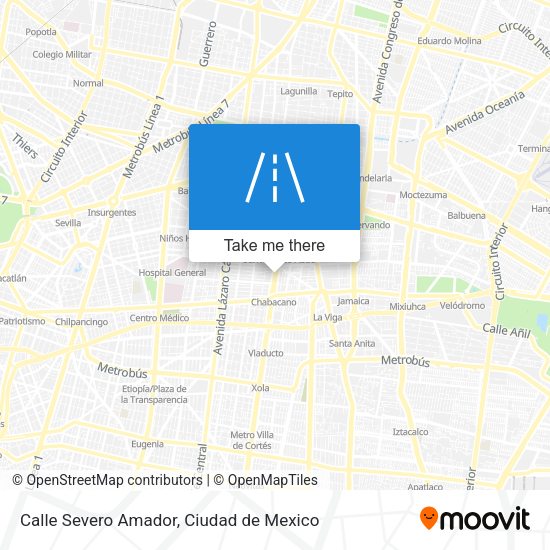 Calle Severo Amador map