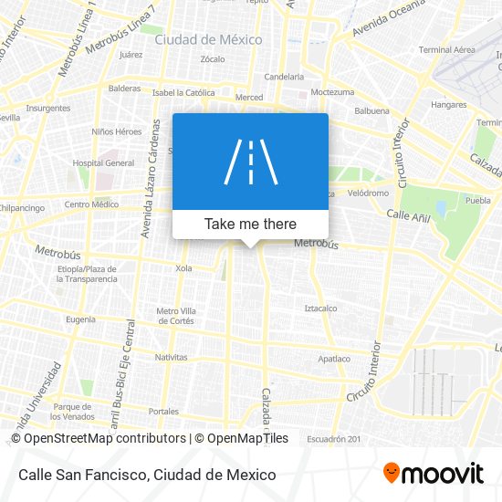 Mapa de Calle San Fancisco