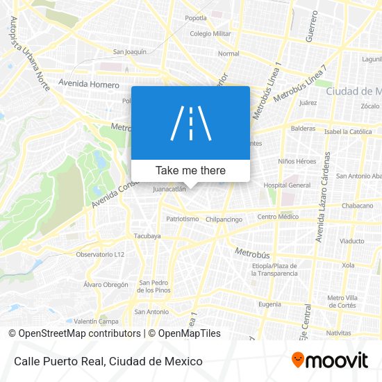 Mapa de Calle Puerto Real