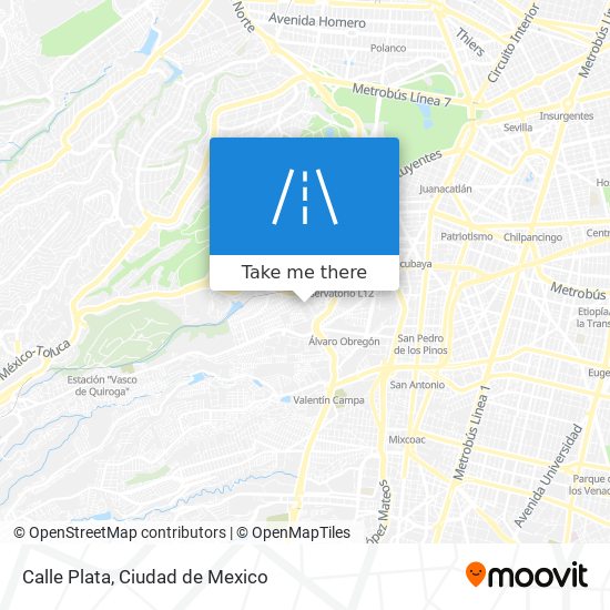 Calle Plata map