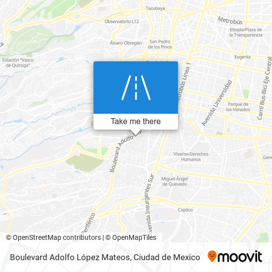 Mapa de Boulevard Adolfo López Mateos