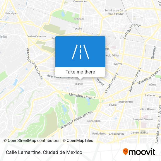 Calle Lamartine map