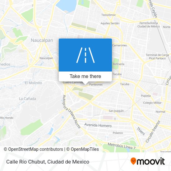 Calle Río Chubut map