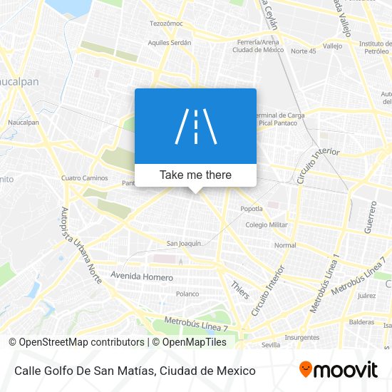 Mapa de Calle Golfo De San Matías