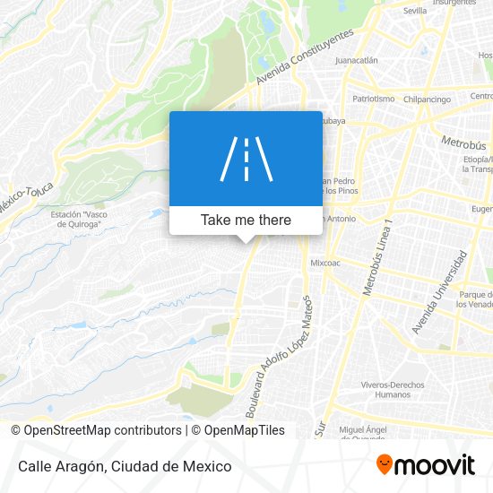 Calle Aragón map