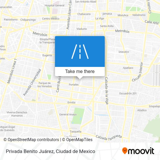 Mapa de Privada Benito Juárez