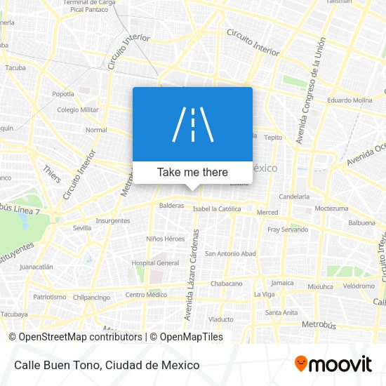 Calle Buen Tono map