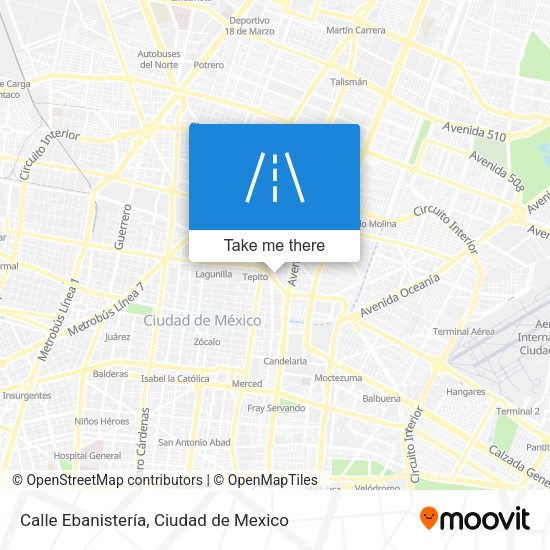 Calle Ebanistería map