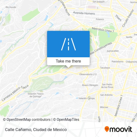Calle Cañamo map