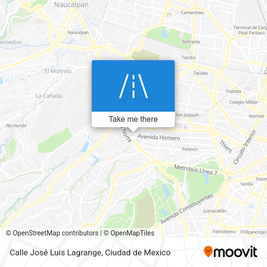 Calle José Luis Lagrange map