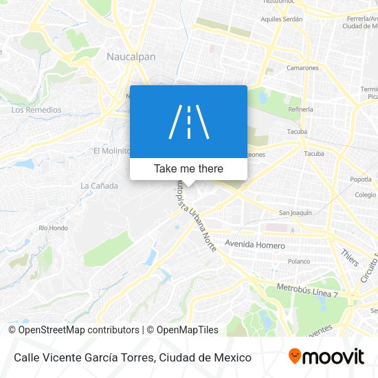Calle Vicente García Torres map