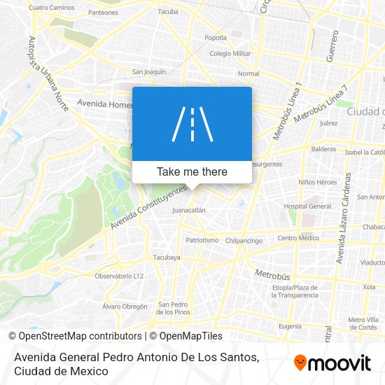 Mapa de Avenida General Pedro Antonio De Los Santos