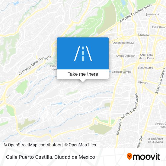 Mapa de Calle Puerto Castilla