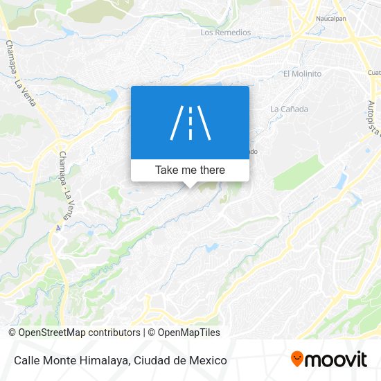 Mapa de Calle Monte Himalaya