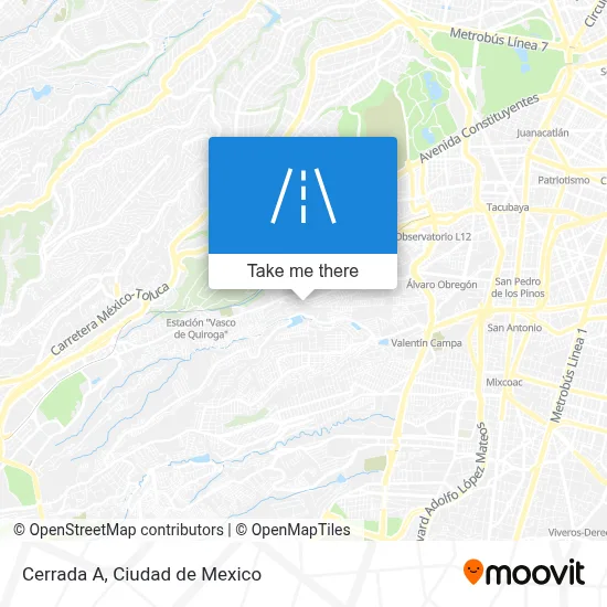 Cerrada A map