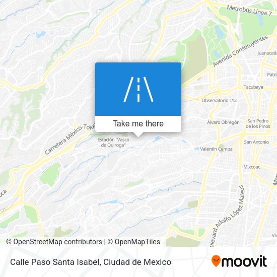 Calle Paso Santa Isabel map