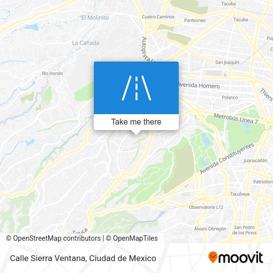 Mapa de Calle Sierra Ventana