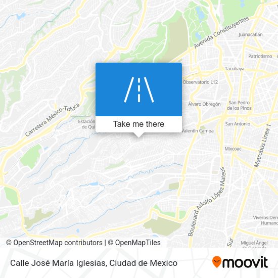 Mapa de Calle José María Iglesias
