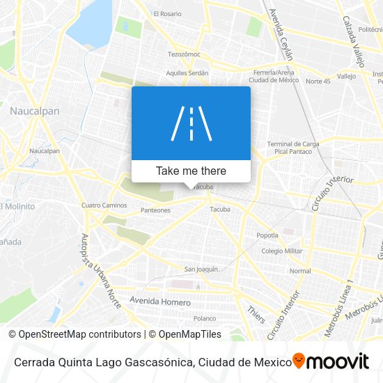 Mapa de Cerrada Quinta Lago Gascasónica