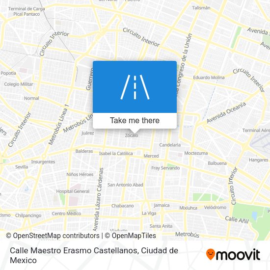 Calle Maestro Erasmo Castellanos map