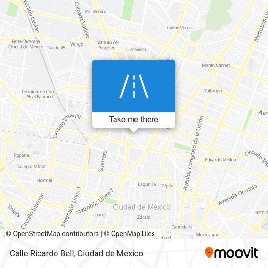 Calle Ricardo Bell map