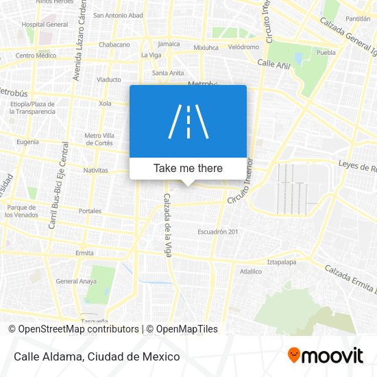 Mapa de Calle Aldama