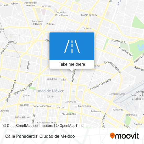 Mapa de Calle Panaderos