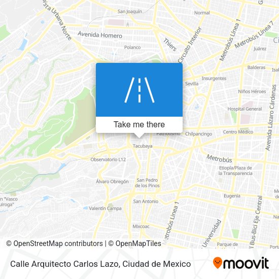 Calle Arquitecto Carlos Lazo map