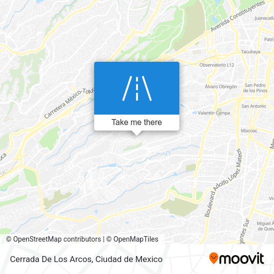 Cerrada De Los Arcos map